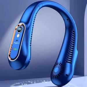 Wearable Mini Air Conditioner Outdoor Sport Cooling Neck Fan Rechargeable Portable Neck Fan