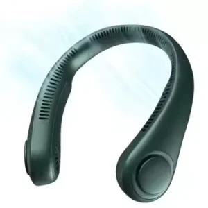 Wearable Mini Portable Neck Fan Personal Hands-Free Bladeless Touch Control USB Rechargeable Battery