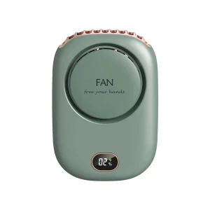 Wearable Neck Fan USB Charged Portable Clip On Bladeless Fan with Low Noise for Car & Outdoor Use Hands Free Battery Powered