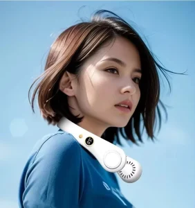 Wearable Neck Fan for Outdoor Rechargeable Mini USB Portable Neck Fan