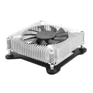 Wellsunfan PWM CPU Cooler Low Noise High Speed 65X10mm RGB 3 Pin Oil Bearing Cooling Fan Heatsink Aluminum Material Air