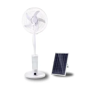 Whisper-Quiet 18″ Standing Fan Gentle Breeze Energy-Saving Low Noise <50dB Rechargeable Floor Fan with Remote for Bedroom