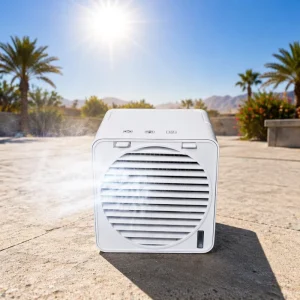 Whisper Quiet Mini Air Cooler USB Personal Fan for Nighttime Use