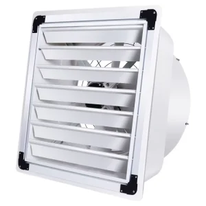 White Electric FRP Negative Pressure Wall Fan for Industrial Ventilation OEM Customizable Durable Wall Mounted