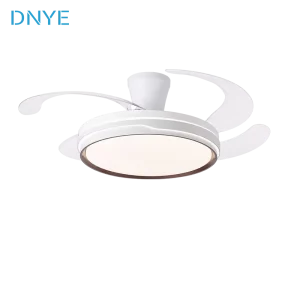 White LED Nordic Ceiling Fan Light Classic Ceiling Light Pure Copper Motor Intelligent Adjustable Light Color