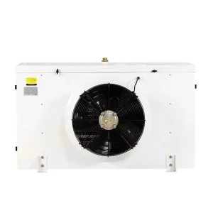 White Painted Horizontal Cabinet Single Axial Fan Copper Fin Condensing Radiator for Small Size Cold Storage Room