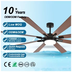 Wholesalers 60 72 INCH High air Volume Ceiling Fan With Light Fan Lamp With APP CONTROL LED Ceiling Fan Light and Remote Control