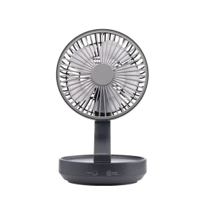 Wide Coverage Rechargeable Plastic Desk Top Table Fan Portable Student Outdoor RV Hotel Use Electric Air Cooling Fan Air