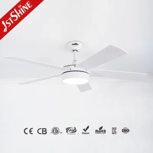Wifi App Control Voice Compatible Intelligent Durable Home Decor Factory Smart Ceiling Fan With Light