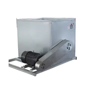 Wind Cabinet Type Fire fighting Smoke Exhaust Fan External Motor Belt Pully Drive Forward Cabinet Box Type HTFC Centrifugal Fan