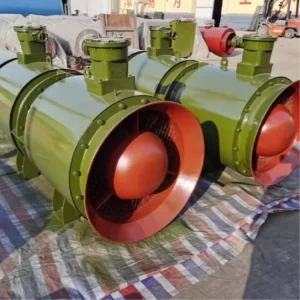 Wind Tunnel Jet Industrial Ventilation Fan Tunnels Axial Flow Mine Ventilation Fans