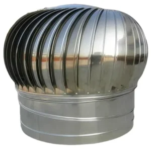 Wind Tunnel Turbine Exhaust Fan and Power Free