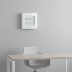 Window Mounted Plastic White 6-Inch 20W 132m³/h Low-Noise 45dB Household Exhaust Fan for Bedroom and Office