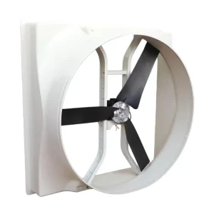Windrise 54 Inch 380V Ball Bearing White Wall Mounted Axial Fan for Poultry Barn Climate Control Ensures Continuous Airflow