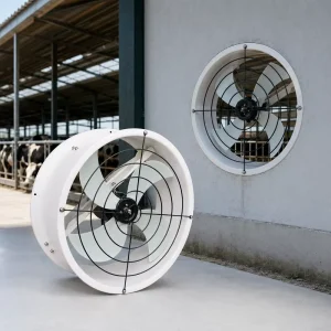 Windrise 550mm Exhaust Fan 1400RPM 8100m³ h Energy Efficient Air Circulation for Factory Warehouse Barn W Single Shaft Damper