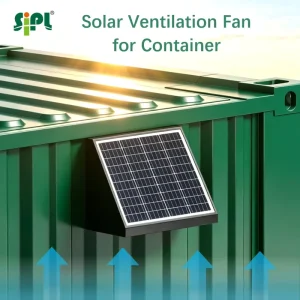 Wiring free Solar Powered Ventilation Fan for Shipping Container Homes Heat and Damp Air Extraction Fan for Storage Container