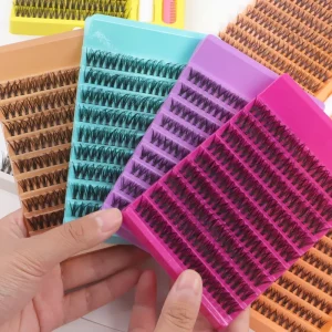 Wispy Lash Extensions Pre Segmented Lash 20D Fans DIY Segment Eyelash Extension Kit