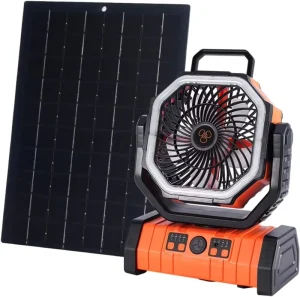 With Solar Panel F6 Camping Fan 20000mAh 10000mAh
