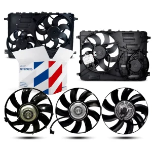 Womala Auto Parts Radiator Fan Assembly for Land Rover FREELANDER 2 (L359) Range Rover Sport DISCOVERY