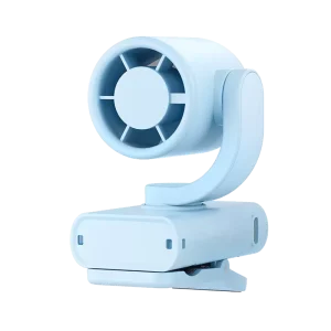 X08 Portable Personal Clip Fan Battery Digital Display Multi angle Air Supply Travel Personal Cooling Fan with LED Power Display