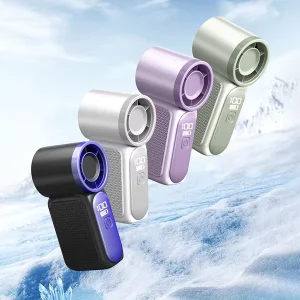 X688 High Speed Cooling Hand Held Mini Rechargeable Turbo Fan with 3000mAh Battery for Car Household Use USB Outdoor