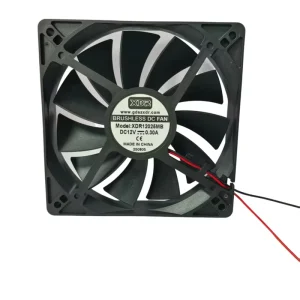 XDR 12025HB DC 12V 24V Double Ball Bearing Cooling Fan Low Noise High quality Axial Flow Heat Dissipation Fan PBT Blades 3 Year