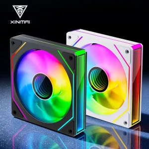 XINMAI 120mm 5V ARGB PWM PC Case Fan 3 Pin Addressable RGB Cooling Fan in Stock Fast Delivery OEM ODM