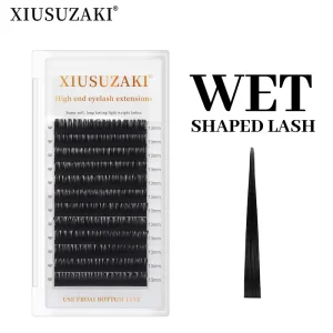 XIUSUZAKI 0.05 0.07mm Manga Wispy Cosplay Type Spikes Lash Extensions Volume Premade Fans Lashes Supplies Wet Eyelash Extension