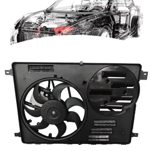 Xinwo Auto Parts Radiator Single Fan OE LR032047 for Land Range Rover Discovery Sport LR2 Evoque