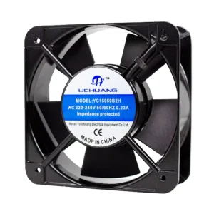 YC15050 Compact Industrial AC Axial Flow Fan Energy Efficient Low Noise AC Cooling Fan with OEM ODM Customization Service