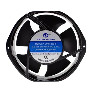 YC17238 AC Axial Cooling Fan 110V 220V 380V 172x150x38mm Ball Bearing Plastic Blade