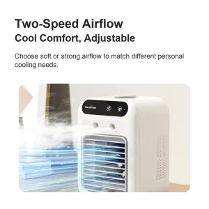 YL7 Portable USB Electric DC Cooling Fan with Handle 5V 2 Speed Plastic Blades OEM Desktop Axial Fan for Home Office Bedroom
