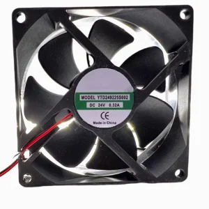 YTD249225S002 24V 0.32A 9025 9CM 2 Wires 90*90*25MM Welding Machine Cooling Fan