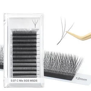 YY Lash Y Shape Eyelash Extension 0.07 Fast Easy Fanning Volume Lash Makeup Tool False Soft YY Lash Cilia Mink