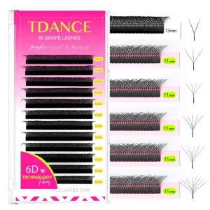 Your Brand Yy 3d 4d 5d 6d 8d w Shaped Lashes Extensions Trays Premade Fan Wispy Eyelashes