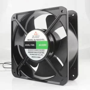 ZJSJ AC200 240V 0.35A 65W EC 18060 180X180X60MM 18CM Aluminum Frame Ball Bearings Frequency Converter SJ18060HBL Cooling Fan