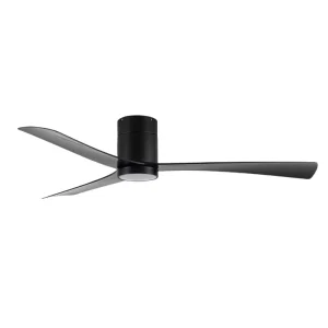 ZS 52 23223BK LED Ceiling Fan ABS Blades Decorative 52 Inch Flush Mounted BLDC Motor Ceiling Fans With LED Light