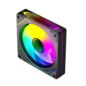 ZeroMaster Prism IV PRO ARGB 120mm PC Case Fan 120x120x25mm Fluid Bearing 45CFM PWM 4Pin Silent Radiator Cooling Fan OEM