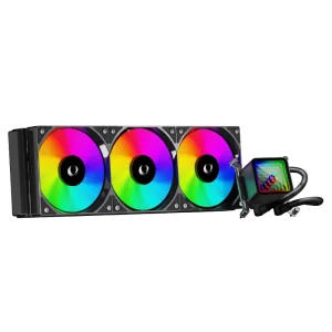 Zeromaster 360mm AIO ARGB Liquid CPU Cooler Dual Fan High Performance Water Cooling Radiator for Intel LGA1700 AMD AM5 OEM