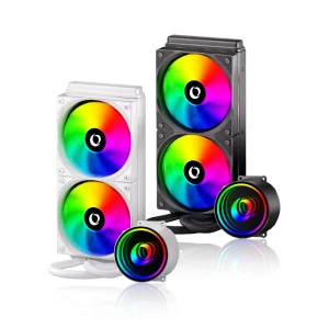 Zeromaster OEM 240mm ARGB CPU Liquid Cooler AIO Water Cooling Radiator Prism Pump for Intel LGA1700 AMD AM5