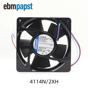 ebmpapst 4114N/2XH 24V DC 120x120x38mm 11W 12038 440RPM Ball Bearing 12cm Industrial Inverter Cabinet Cooling Fan 4114N/2H4