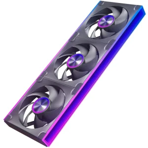 upHere 360mm ARGB Case Fan Triple Pack 120mm PWM Standard Blade Cooling Fan Set for PC Water Cooling Radiator and Case