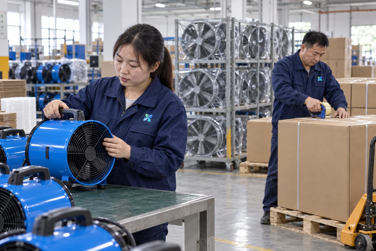 Rensino fan manufacturing process 5