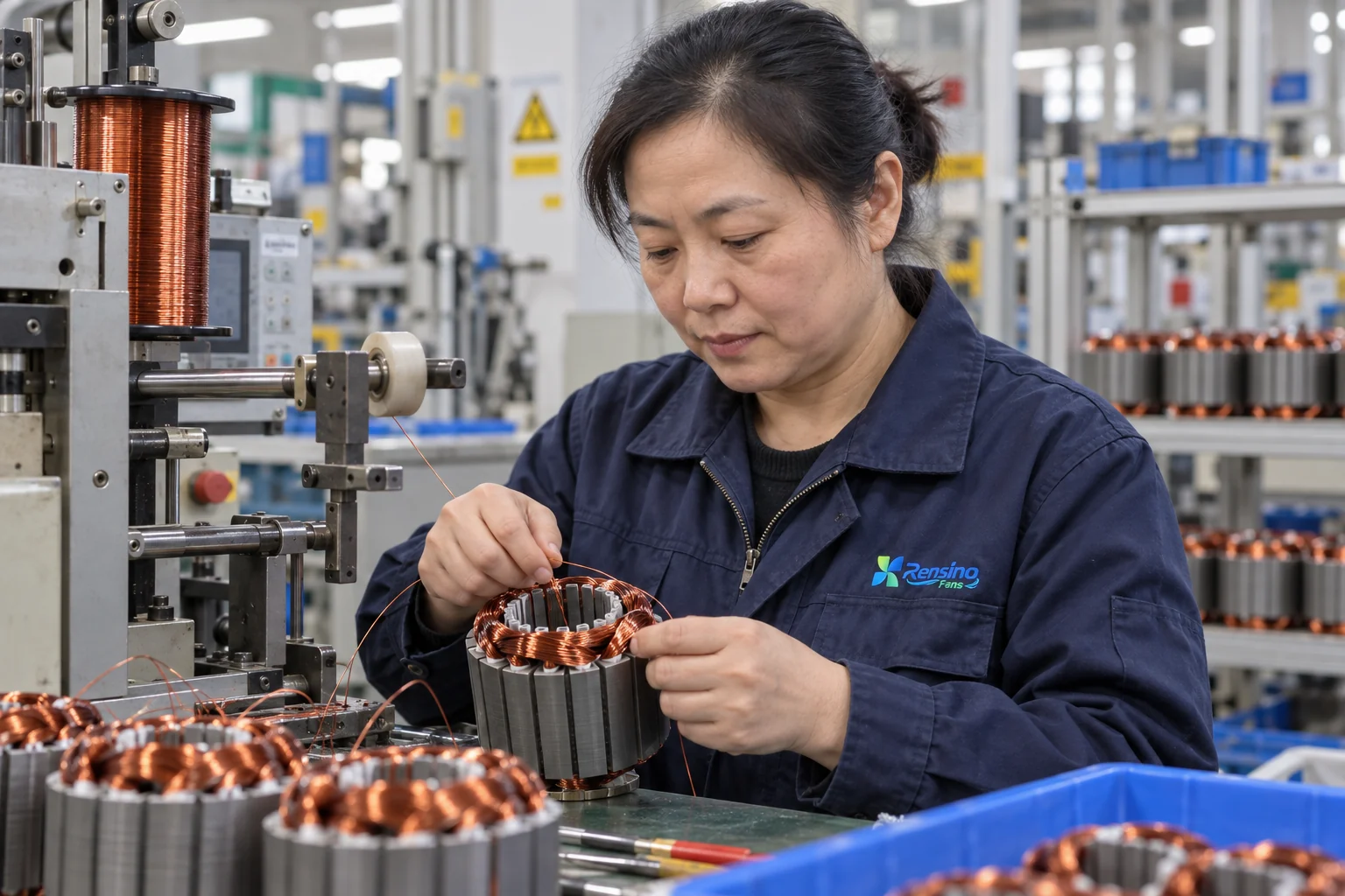 Rensino fan manufacturing process 2